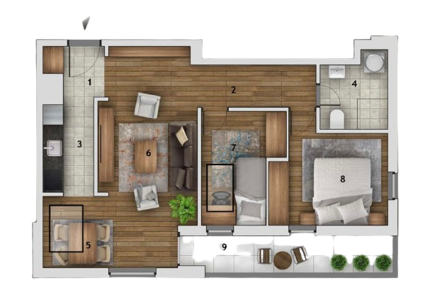 Primavera Stan 31 59.83m2